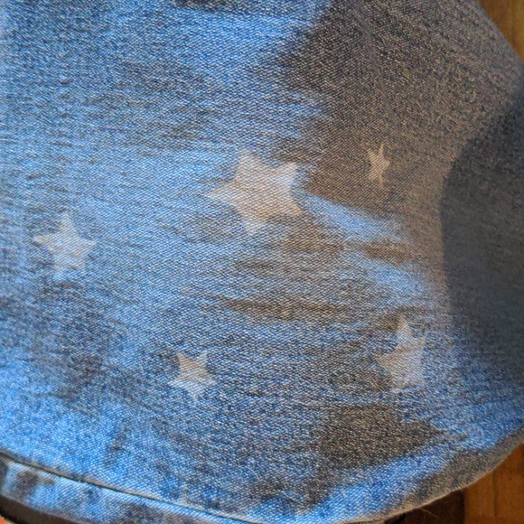 London Blues size 7/8 flared star printed jeans - Picture 2 of 8